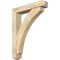 Ekena Millwork Thorton Craftsman Rough Sawn Bracket w/ Offset Brace, Douglas Fir, 6"W x 30"D x 38"H BKT0604X30X38THR04RDF - alternate 1